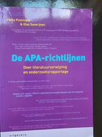 De APA-richtlijnen - Literatuurverwijzing, Zo goed als nieuw, Gamma, Petra Poelmans & Olav Severijnen, HBO