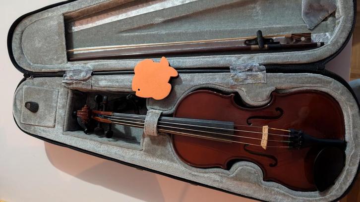 Kinder Viool - compleet set - hoge qualiteit, Muziek en Instrumenten, Strijkinstrumenten | Violen en Altviolen, Zo goed als nieuw