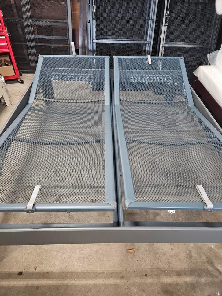 Zgan  auping auronde  180x220   1000/1500/2000.  Met gasveer, Huis en Inrichting, Slaapkamer | Bedden, Zo goed als nieuw, Tweepersoons