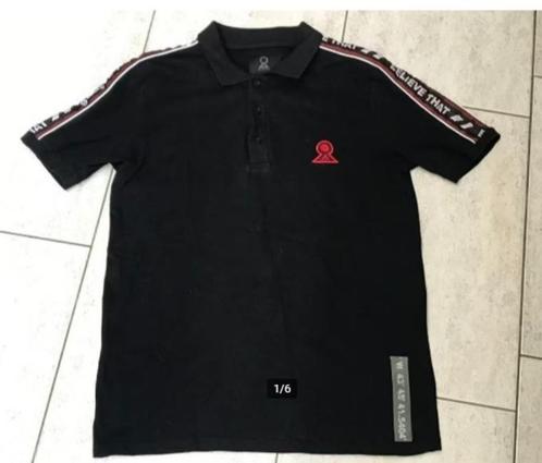 Believe That katoenen polo mt. L ( zie afmetingen)., Kleding | Heren, T-shirts, Zo goed als nieuw, Maat 52/54 (L), Zwart, Ophalen of Verzenden