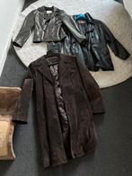 Suède en leren jassen, Kleding | Dames, Jassen | Winter, Ophalen, Zo goed als nieuw, Maat 38/40 (M), Zwart