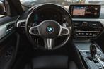 BMW 5 Serie 530i High Executive M Sport Automaat / Laserligh, Auto's, BMW, Te koop, Zilver of Grijs, Gebruikt, Airconditioning