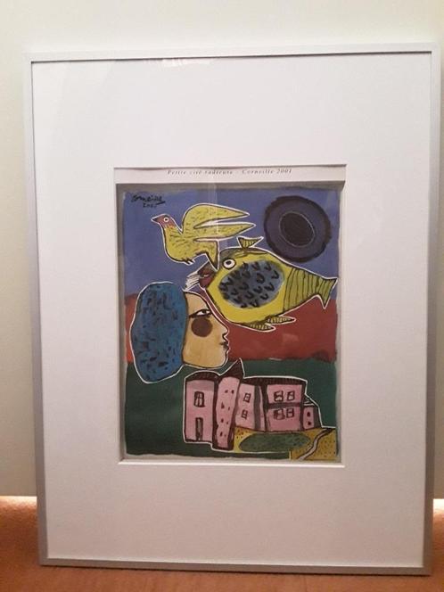 2 afbeeldingen van Corneille, Antiek en Kunst, Kunst | Schilderijen | Modern, Ophalen