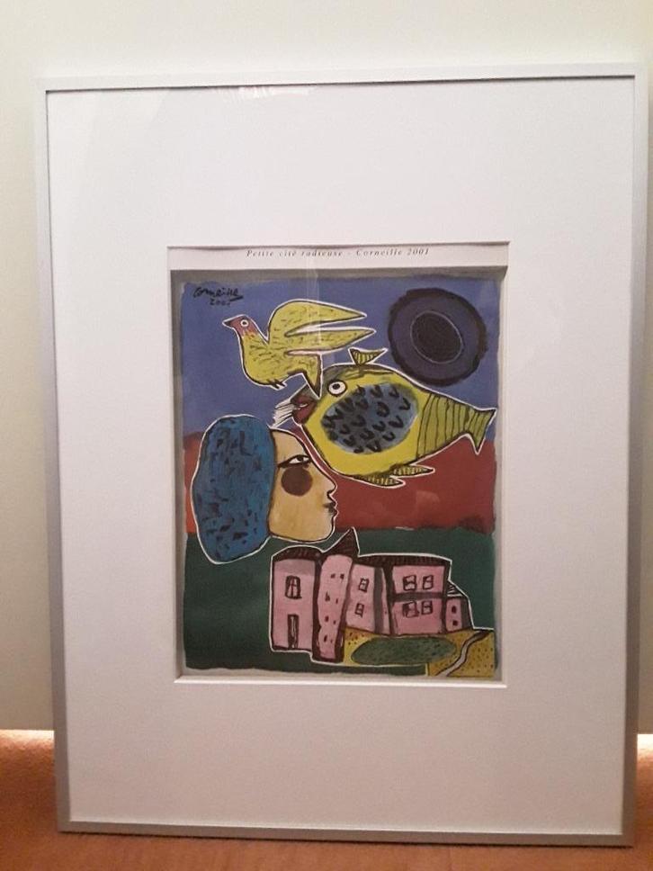 2 afbeeldingen van Corneille, Antiek en Kunst, Kunst | Schilderijen | Modern, Ophalen
