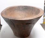 Geleefd hout VIJZEL bak VZ2 kom schaal pot vaas landelijk, Antiek en Kunst, Ophalen of Verzenden