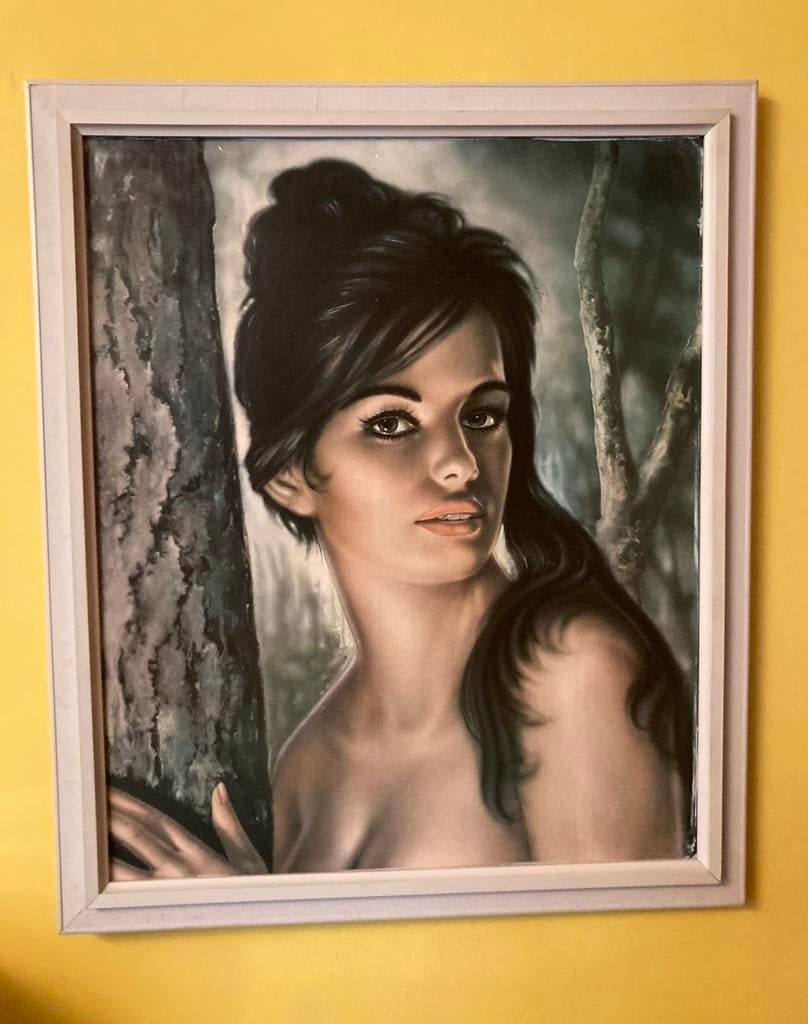 Schilderij Tina, Verzamelen, Retro, Huis en Inrichting, Ophalen