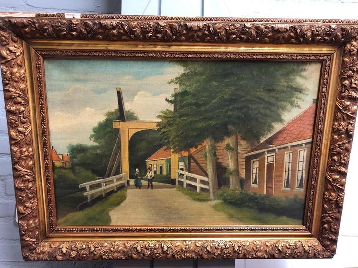 Schilderij hand geschilderd WD-028, Antiek en Kunst, Kunst | Schilderijen | Klassiek, Ophalen