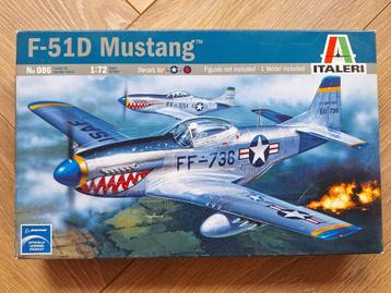 1:72 1/72 Italeri F-51D Mustang beschikbaar voor biedingen