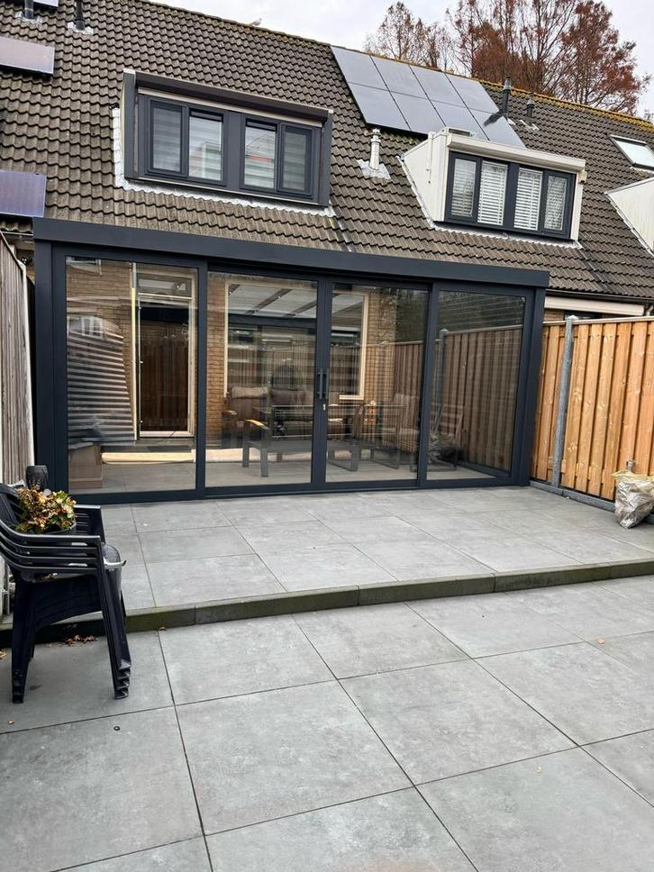 overkapping/kunststofkozijnen/rolluik/schuifwanden/veranda, Tuin en Terras, Overkappingen, Nieuw, Veranda, Ophalen of Verzenden