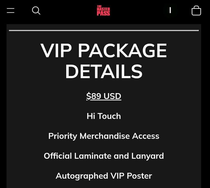 Oneus 3th world tour: HOU_R US vip ticket, Tickets en Kaartjes, Evenementen en Festivals, Eén persoon