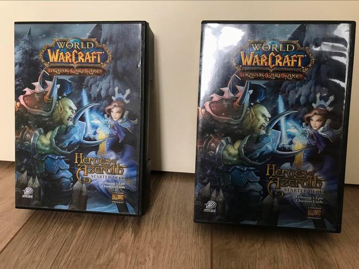 World of Warcraft TCG Heroes of Azeroth Starter Decks (2x), Hobby en Vrije tijd, Verzamelkaartspellen | Overige, Zo goed als nieuw