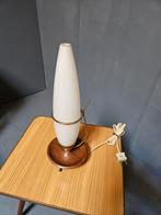 Vintage (retro) jaren 60 lamp, Gebruikt, Glas, Ophalen of Verzenden, Scandinavische