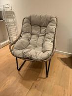 Lounge stoel binnen & buiten – supercomfortabel!, Huis en Inrichting, Stoelen, Ophalen, Metaal, Nieuw, Eén