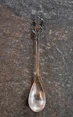 Antieke zilveren lepel met mijnwerkers symbool, Ophalen of Verzenden