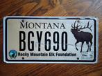 Kentekenplaat nummerplaat licenseplate nummerbord Montana, Ophalen of Verzenden, Gebruikt, Auto's