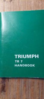 Triumph TR 7 handbook, Motoren, Ophalen of Verzenden, Triumph