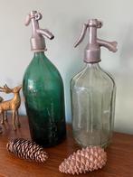 Spuitflessen sodaflessen brocante franse siphon syphon water, Ophalen, Gebruikt