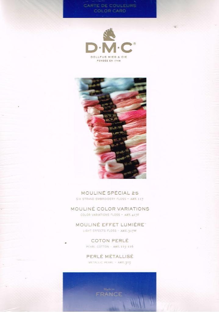 Cado sale DMC dichtgesealde kleurenstaalkaart met zijde, Hobby en Vrije tijd, Borduren en Borduurmachines, Nieuw, Onderdeel of Toebehoren