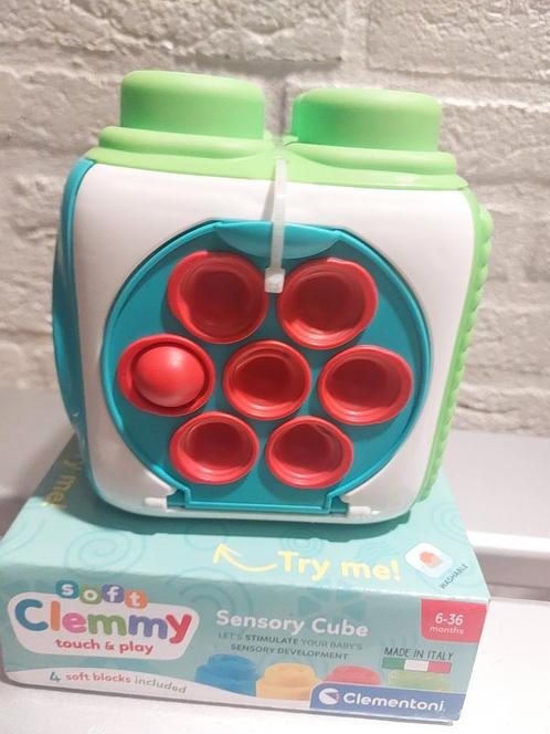 Clementoni - Clemmy Cube - Blokkenset - Educatief Speelgoed, Kinderen en Baby's, Speelgoed | Overig, Nieuw, Jongen of Meisje, Ophalen of Verzenden