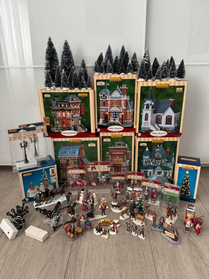 Lemax Kerstdorp Collectie - Compleet!, Diversen, Kerst, Zo goed als nieuw, Ophalen