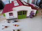 Schleich paardenstal ranch manege incl accesoires, Ophalen, Zo goed als nieuw, Poppenhuis