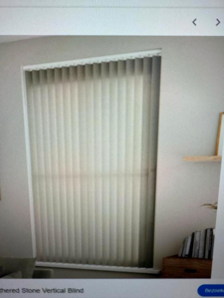 Verticale Lamellen 2,5m - Modern & Neutraal, Huis en Inrichting, Stoffering | Gordijnen en Lamellen, Nieuw, 200 cm of meer, Wit