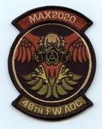 USAF patch 48 FW AOC MAX2020 F-35A/F-15E Lakenheath velcro, Verzamelen, Ophalen of Verzenden, Luchtmacht, Amerika, Embleem of Badge