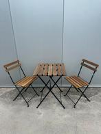 Bistro Set NIEUW - 2 Tuinstoelen & 1 Tuintafel - IKEA TÄRNÖ, 2 zitplaatsen, Bijzettafel, Verzenden, Nieuw