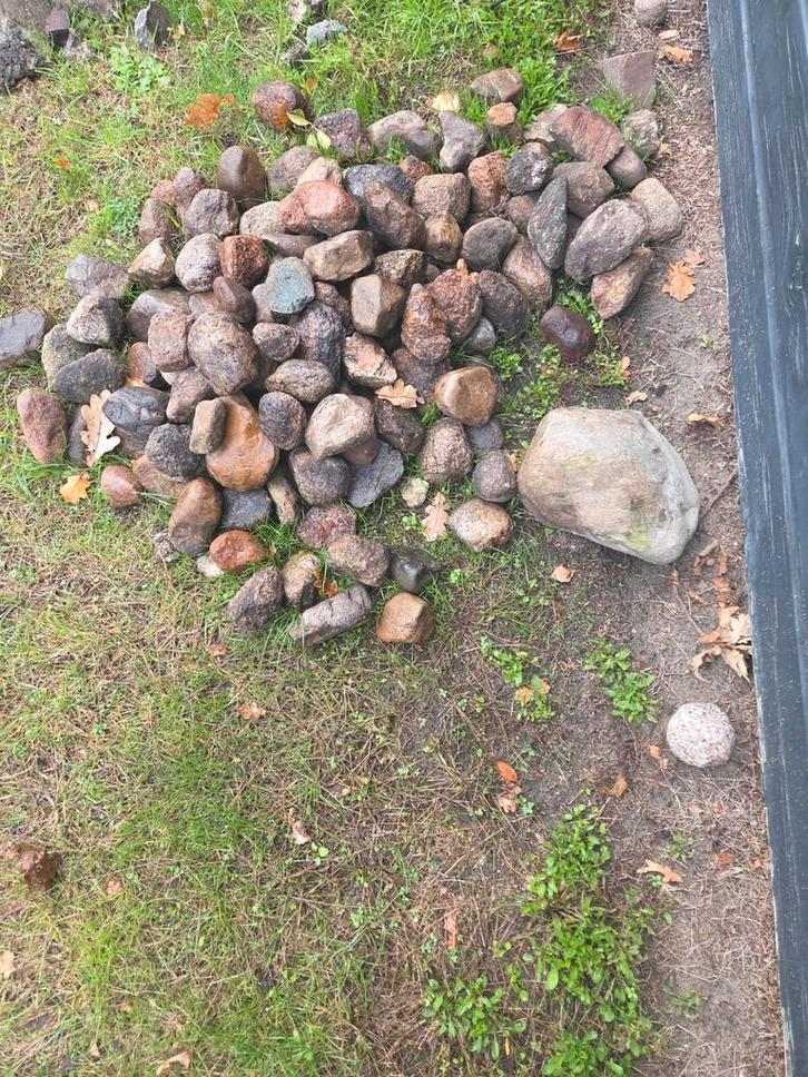 Partij Gebruikte Tuin Keien, Tuin en Terras, Grind, Keien en Split, Gebruikt, Kei, Bruin, Overige materialen, Ophalen of Verzenden