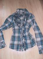 leuke geruite blouse, Ophalen of Verzenden, Zo goed als nieuw, Maat 36 (S), Groen