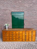 Prachtige ladekast apothekerskast, Huis en Inrichting, Ophalen, Gebruikt, 5 laden of meer, Vintage, brocante, industrieel, stoer