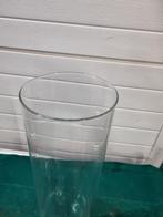 vaas hoog glas cillinder, Huis en Inrichting, Woonaccessoires | Vazen, Ophalen of Verzenden
