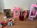 Barbie dreamhouse en Rapunzel toren, Kinderen en Baby's, Speelgoed | Poppenhuizen, Verzenden, Zo goed als nieuw, Toebehoren