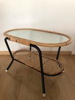 Rotan tafeltje Rohé Noordwolde, Overige materialen, Gebruikt, 75 cm of meer, Ovaal