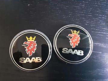 SAAB emblemen , zwart NIEUW beschikbaar voor biedingen