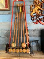 Antiek speelgoed croquet sport spel buiten, Antiek en Kunst, Ophalen