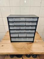 Metalen ladekastje met verschillende tussenschotjes., Huis en Inrichting, Kasten | Ladekasten, Ophalen, Minder dan 50 cm, 5 laden of meer