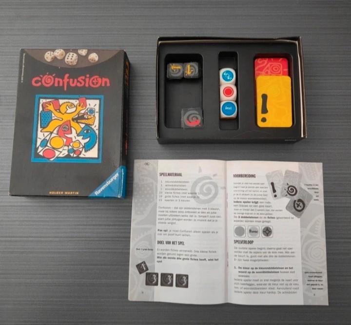 Het Confusion Dobbelspel, Ravensburger, Hobby en Vrije tijd, Gezelschapsspellen | Bordspellen, Zo goed als nieuw, Ophalen of Verzenden