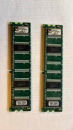 512MB x 2 Kit DIMM DDR 400 Non ECC Unbuffered, Computers en Software, RAM geheugen, 1 GB of minder, DDR, Desktop, Ophalen of Verzenden