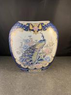 Porseleinen pauwen vaas - Royal Peacock Jamestown, Antiek en Kunst, Antiek | Vazen, Ophalen of Verzenden