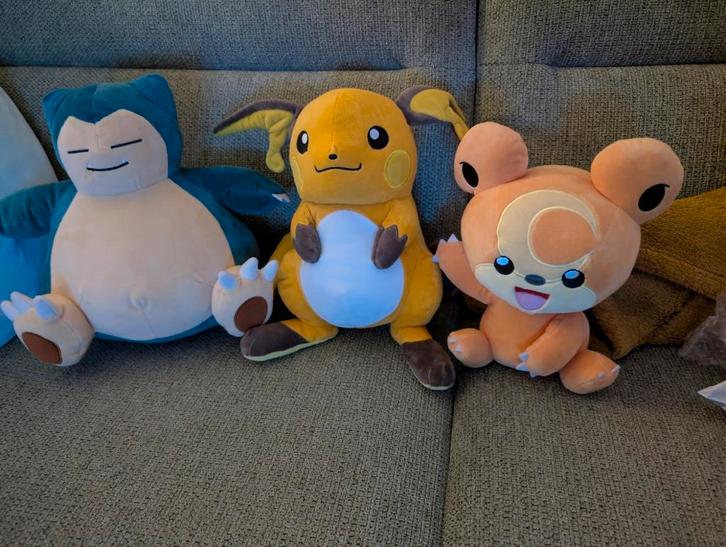 Verschillende Pokémon knuffels, Kinderen en Baby's, Speelgoed | Knuffels en Pluche, Zo goed als nieuw, Overige typen, Ophalen of Verzenden