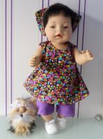 poppenkleertjes babypop born 43cm (overgooier setje ), Verzenden, Nieuw, Babypop