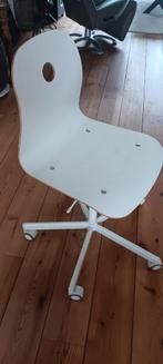 IKEA Bureaustoel Wit, draaibaar, verrijdbaar, Ophalen, Gebruikt, Wit, Bureaustoel