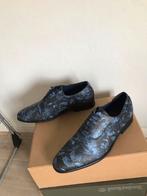 Klassieke schoenen zakelijke blauw zwart slangprint 44, Ophalen of Verzenden