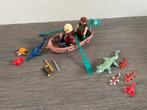 Playmobil bootje met rovers en dieren, Ophalen of Verzenden, Zo goed als nieuw