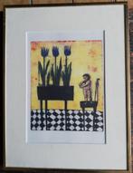 Eliza Kopec (1960), 'Primeravera'. 54/72. 30/40 cm., Ophalen