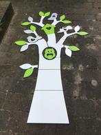 houten boom mdf voor op muur  kleur wit-zilver-groen 185 cm, Kinderen en Baby's, Kinderkamer | Inrichting en Decoratie, Gebruikt