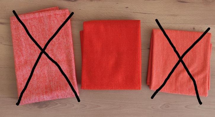 Nieuw 1 grote lap stof tricot abricot., Hobby en Vrije tijd, Stoffen en Lappen, Nieuw, Ophalen of Verzenden