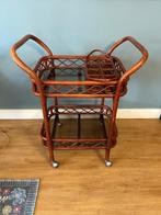 Rotan theeserveerwagen/trolley, Antiek en Kunst, Antiek | Meubels | Tafels, Ophalen