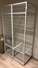 IKEA PS 2014 Witte Kledingkast, Huis en Inrichting, Ophalen, Gebruikt, 100 tot 150 cm, Metaal